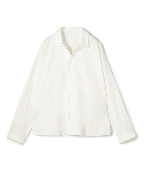 TOMORROWLAND / トゥモローランド シャツ・ブラウス | ストレッチタイプライター フロントタックシャツ（11 ホワイト）