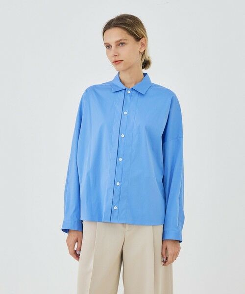 TOMORROWLAND / トゥモローランド シャツ・ブラウス | ストレッチタイプライター フロントタックシャツ | 詳細2