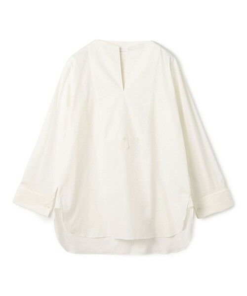 TOMORROWLAND / トゥモローランド シャツ・ブラウス | ストレッチタイプライター ブザムロングブラウス（11 ホワイト）