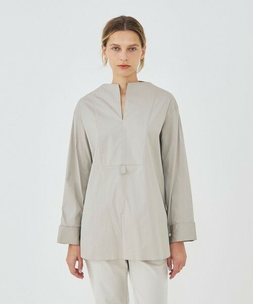 TOMORROWLAND / トゥモローランド シャツ・ブラウス | ストレッチタイプライター ブザムロングブラウス | 詳細2