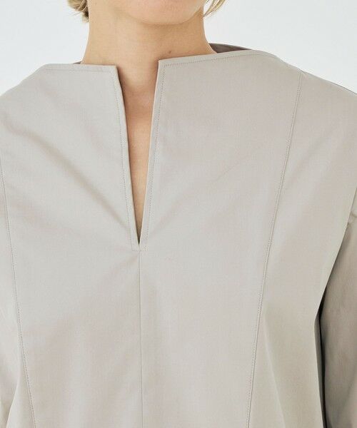 TOMORROWLAND / トゥモローランド シャツ・ブラウス | ストレッチタイプライター ブザムロングブラウス | 詳細5