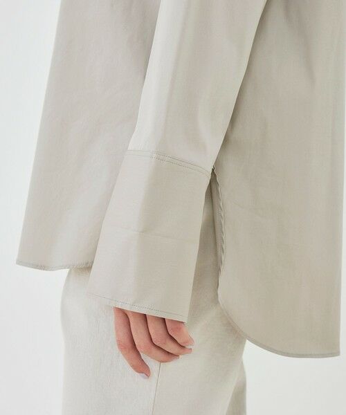 TOMORROWLAND / トゥモローランド シャツ・ブラウス | ストレッチタイプライター ブザムロングブラウス | 詳細8