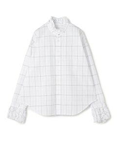 TOMORROWLAND / トゥモローランド シャツ・ブラウス | コットン フリルシャツ