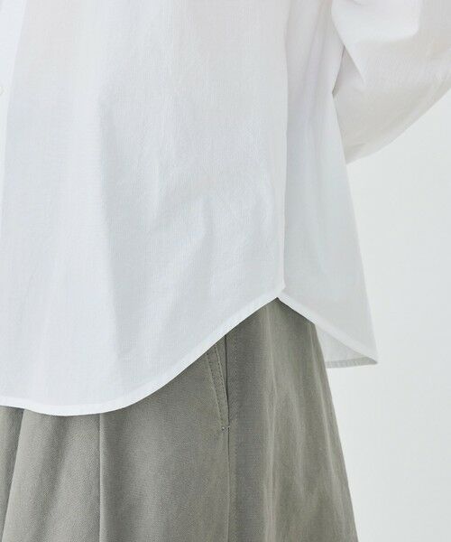 TOMORROWLAND / トゥモローランド シャツ・ブラウス | コットン フリルシャツ | 詳細7