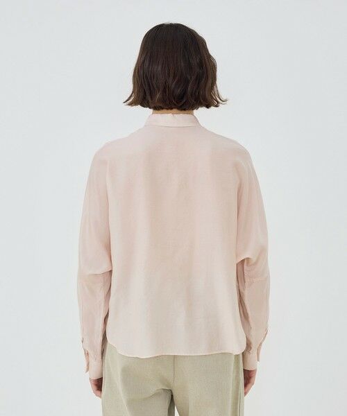 TOMORROWLAND / トゥモローランド シャツ・ブラウス | 【WEB先行予約】レーヨンシルクブロード ドルマンスリーブシャツ | 詳細4