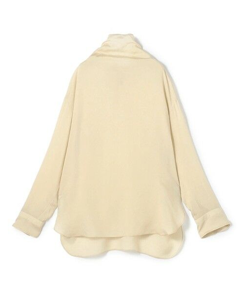 TOMORROWLAND / トゥモローランド シャツ・ブラウス | 【WEB先行予約】レーヨンシルクブロード バックボウタイブラウス（43 ベージュ）