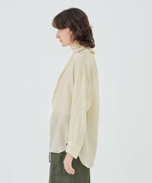 TOMORROWLAND / トゥモローランド シャツ・ブラウス | 【WEB先行予約】レーヨンシルクブロード バックボウタイブラウス | 詳細3