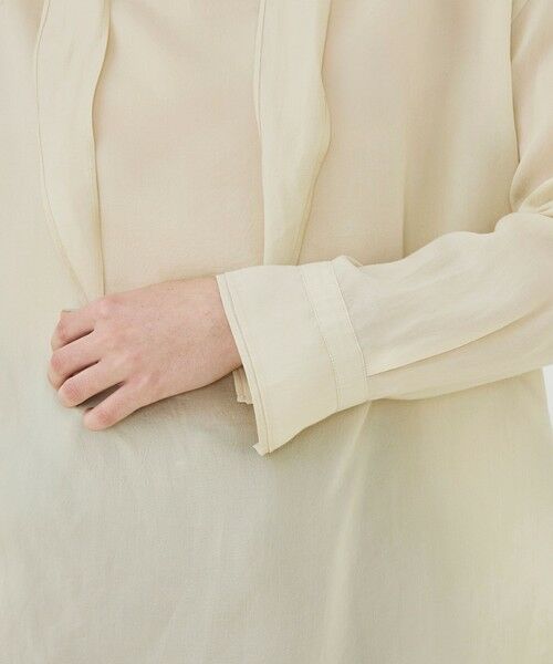 TOMORROWLAND / トゥモローランド シャツ・ブラウス | 【WEB先行予約】レーヨンシルクブロード バックボウタイブラウス | 詳細6