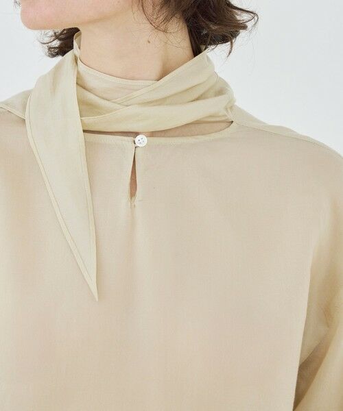 TOMORROWLAND / トゥモローランド シャツ・ブラウス | 【WEB先行予約】レーヨンシルクブロード バックボウタイブラウス | 詳細9