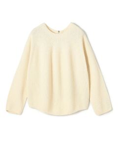 TOMORROWLAND / トゥモローランド ニット・セーター | コットンカノコ バックジッププルオーバー