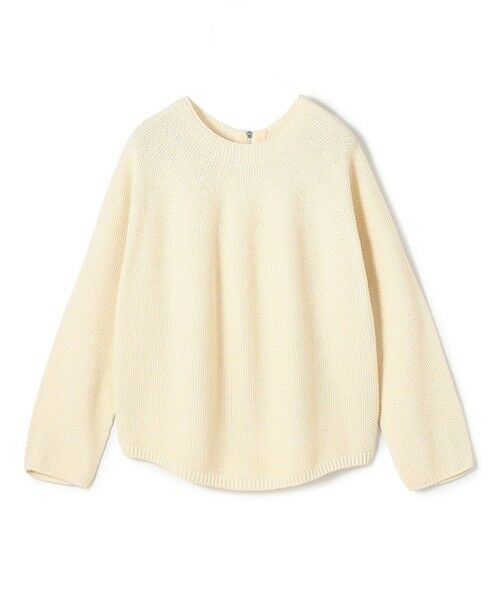 TOMORROWLAND / トゥモローランド ニット・セーター | コットンカノコ バックジッププルオーバー（23 イエロー）