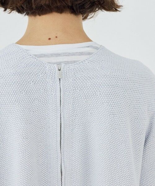 TOMORROWLAND / トゥモローランド ニット・セーター | コットンカノコ バックジッププルオーバー | 詳細6