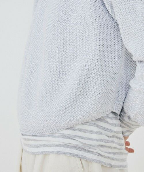 TOMORROWLAND / トゥモローランド ニット・セーター | コットンカノコ バックジッププルオーバー | 詳細8