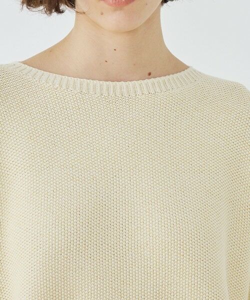 TOMORROWLAND / トゥモローランド ニット・セーター | コットンカノコ ボートネックプルオーバー | 詳細5