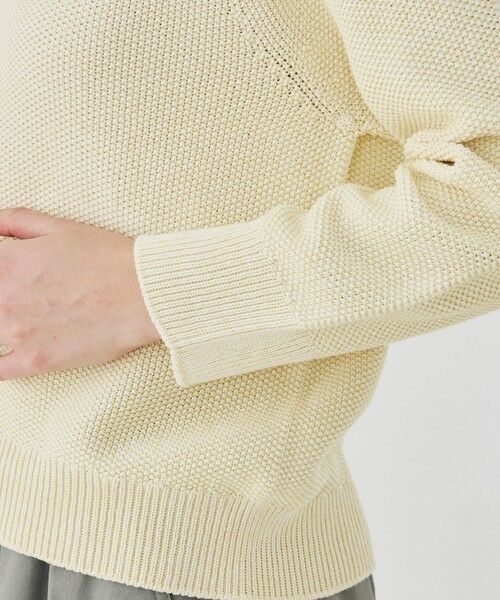 TOMORROWLAND / トゥモローランド ニット・セーター | コットンカノコ ボートネックプルオーバー | 詳細6