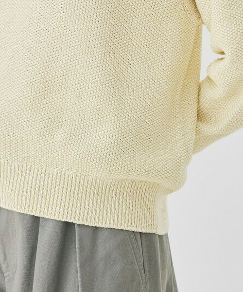 TOMORROWLAND / トゥモローランド ニット・セーター | コットンカノコ ボートネックプルオーバー | 詳細7