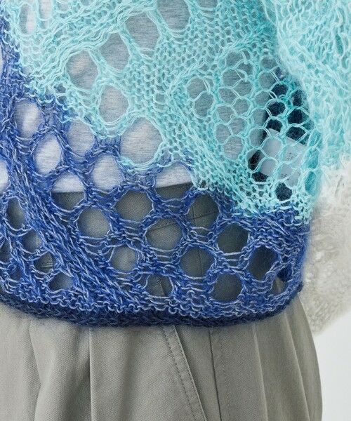 TOMORROWLAND / トゥモローランド ニット・セーター | リネンパッチワーク ボートネックプルオーバー | 詳細7