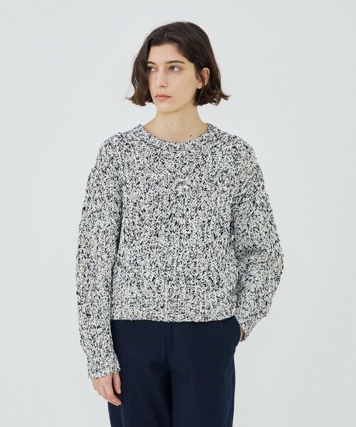 TOMORROWLAND / トゥモローランド ニット・セーター | コットンダップル クルーネックプルオーバー | 詳細2