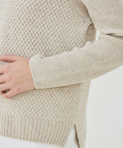 TOMORROWLAND / トゥモローランド ニット・セーター | リネンウールバスケット クルーネックプルオーバー | 詳細6