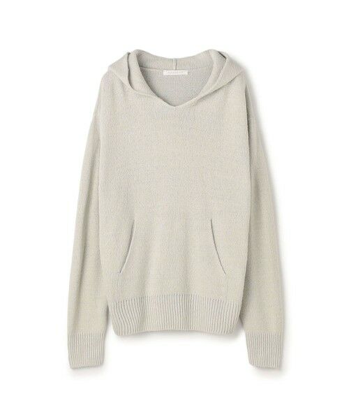 TOMORROWLAND / トゥモローランド パーカー | シルク フーデッドプルオーバー（51 ライトグリーン）