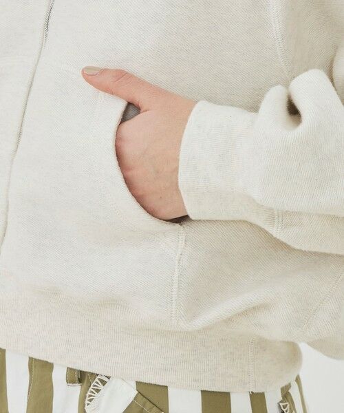 TOMORROWLAND / トゥモローランド パーカー | コットンナイロンスエットニット ジップアップパーカ | 詳細7