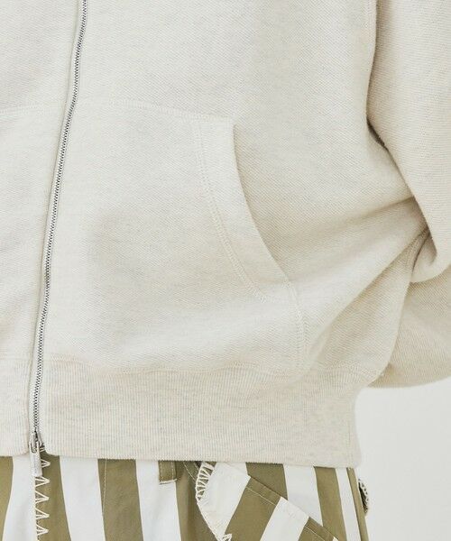 TOMORROWLAND / トゥモローランド パーカー | コットンナイロンスエットニット ジップアップパーカ | 詳細8