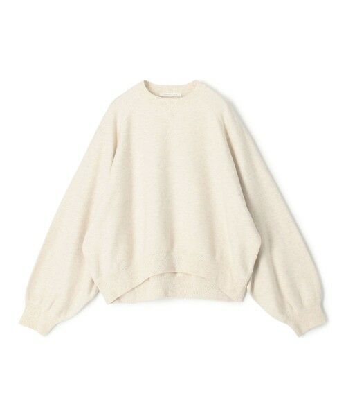 TOMORROWLAND / トゥモローランド ニット・セーター | コットンナイロンスエットニット クルーネックプルオーバー（41 ライトベージュ）