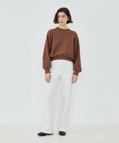 TOMORROWLAND / トゥモローランド ニット・セーター | コットンナイロンスエットニット クルーネックプルオーバー | 詳細1