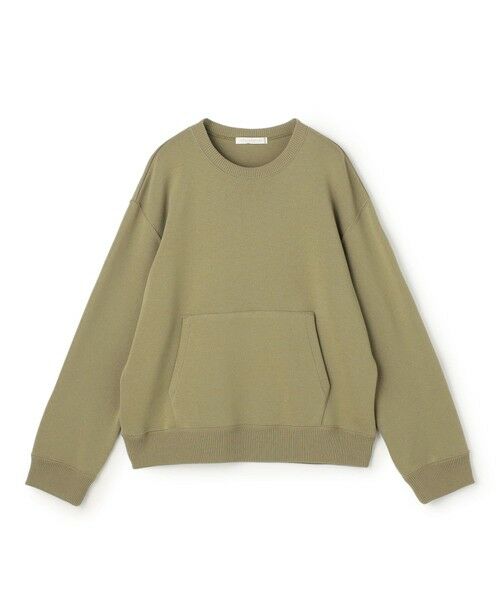 TOMORROWLAND / トゥモローランド ニット・セーター | コットンスピニングウール クルーネックプルオーバー（57 カーキ）