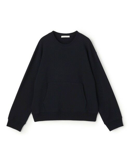 TOMORROWLAND / トゥモローランド ニット・セーター | コットンスピニングウール クルーネックプルオーバー（69 ネイビー）