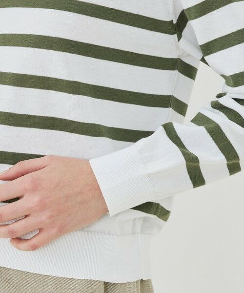 TOMORROWLAND / トゥモローランド ニット・セーター | 【WEB先行予約】プレーンコットン オープンカラープルオーバー | 詳細6