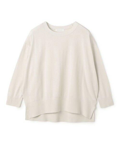 TOMORROWLAND / トゥモローランド ニット・セーター | 【WEB先行予約】プレーンコットン クルーネックプルオーバー（13 ライトグレー）