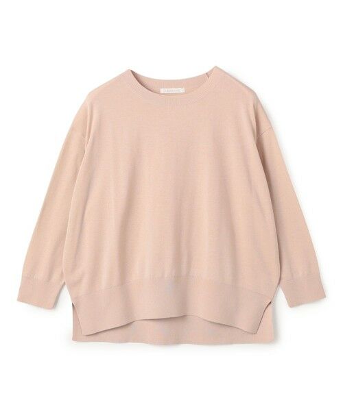 TOMORROWLAND / トゥモローランド ニット・セーター | 【WEB先行予約】プレーンコットン クルーネックプルオーバー（33 ピンク）