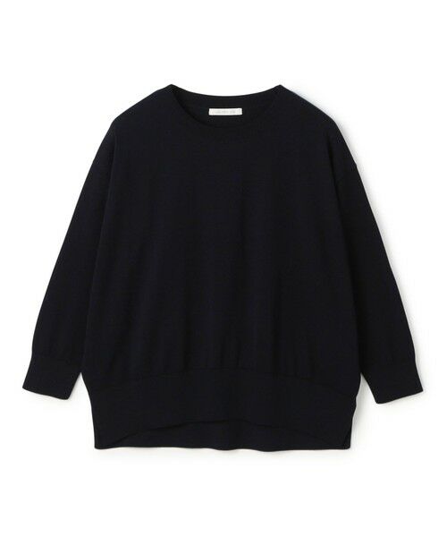 TOMORROWLAND / トゥモローランド ニット・セーター | 【WEB先行予約】プレーンコットン クルーネックプルオーバー（69 ネイビー）