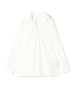 TOMORROWLAND / トゥモローランド シャツ・ブラウス | 【WEB先行予約】シルキーコットン スキッパーブラウス