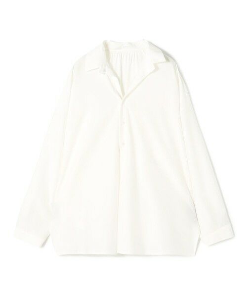 TOMORROWLAND / トゥモローランド シャツ・ブラウス | 【WEB先行予約】シルキーコットン スキッパーブラウス（11 ホワイト）