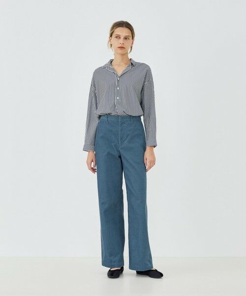 TOMORROWLAND / トゥモローランド シャツ・ブラウス | 【WEB先行予約】シルキーコットン スキッパーブラウス | 詳細1