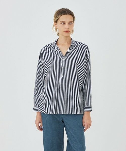 TOMORROWLAND / トゥモローランド シャツ・ブラウス | 【WEB先行予約】シルキーコットン スキッパーブラウス | 詳細2