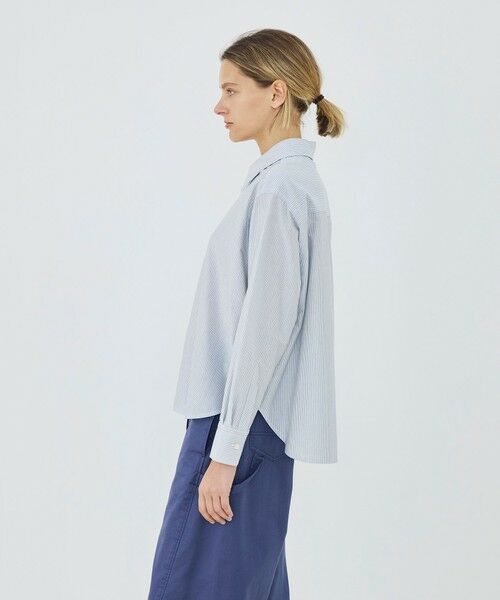 TOMORROWLAND / トゥモローランド シャツ・ブラウス | 【WEB先行予約】シルキーコットン ショートレングスシャツ | 詳細3