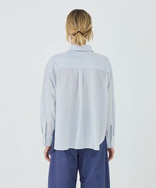 TOMORROWLAND / トゥモローランド シャツ・ブラウス | 【WEB先行予約】シルキーコットン ショートレングスシャツ | 詳細4