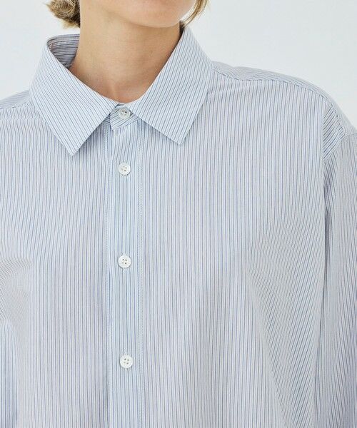 TOMORROWLAND / トゥモローランド シャツ・ブラウス | 【WEB先行予約】シルキーコットン ショートレングスシャツ | 詳細5