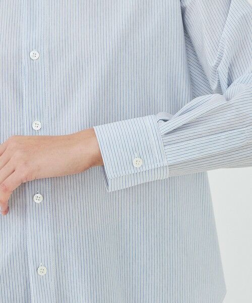 TOMORROWLAND / トゥモローランド シャツ・ブラウス | 【WEB先行予約】シルキーコットン ショートレングスシャツ | 詳細6