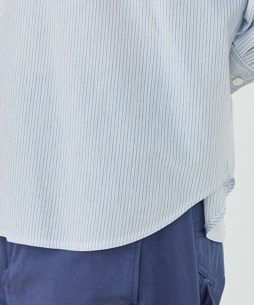 TOMORROWLAND / トゥモローランド シャツ・ブラウス | 【WEB先行予約】シルキーコットン ショートレングスシャツ | 詳細7