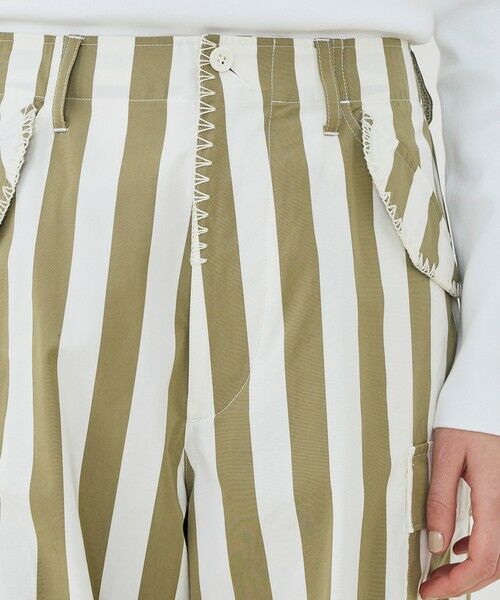 TOMORROWLAND / トゥモローランド カーゴパンツ | パラソルストライプ フィールドパンツ | 詳細5