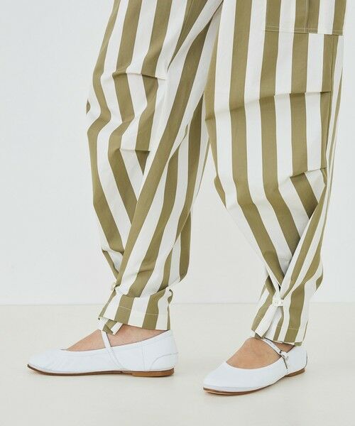 TOMORROWLAND / トゥモローランド カーゴパンツ | パラソルストライプ フィールドパンツ | 詳細9