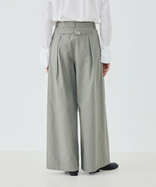 TOMORROWLAND / トゥモローランド その他パンツ | ノンマーセライズドコットン タックワイドパンツ | 詳細6