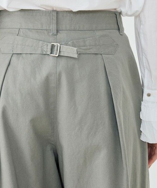 TOMORROWLAND / トゥモローランド その他パンツ | ノンマーセライズドコットン タックワイドパンツ | 詳細8