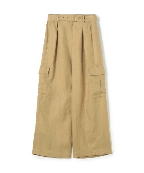 TOMORROWLAND / トゥモローランド カーゴパンツ | 【WEB先行予約】ラミーツイル ベルテッドカーゴパンツ（45 キャメル）