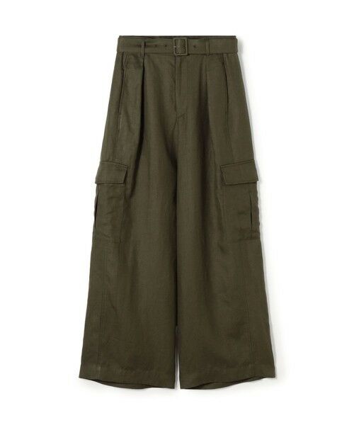 TOMORROWLAND / トゥモローランド カーゴパンツ | 【WEB先行予約】ラミーツイル ベルテッドカーゴパンツ（57 カーキ）