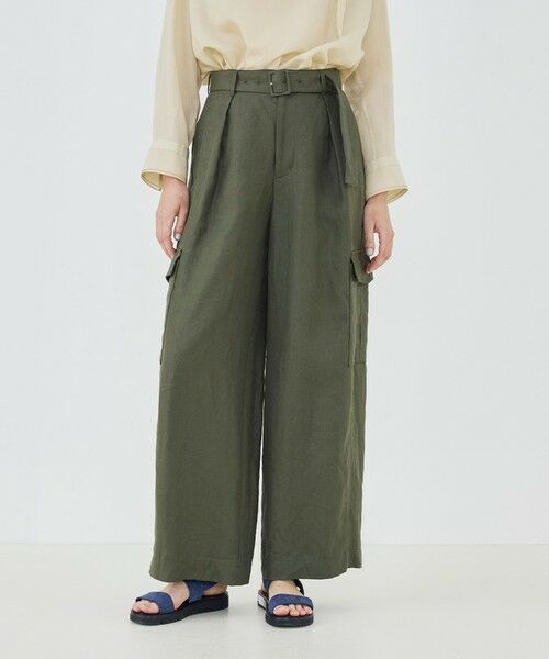 TOMORROWLAND / トゥモローランド カーゴパンツ | 【WEB先行予約】ラミーツイル ベルテッドカーゴパンツ | 詳細2